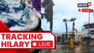 Hurricane Hilary LIVE  Hurricane Hilary Live Tracker  Hurricane Heads For Mexico amp California [upl. by Neenej]