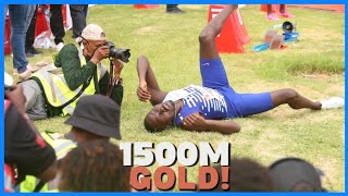 REYNOLD CHERUIYOT INTENSE REACTIONS AFTER WINNING GOLD IN KIPKEINO CLASSIC 2024 [upl. by Zerline]