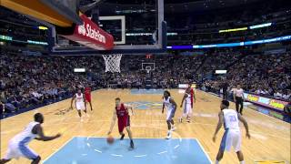 Tyler Hansbrough Posterizes JJ Hickson [upl. by Tesil]