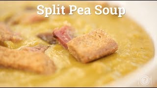 Smoky Split Pea Soup With Ham Recipe  What’s for Dinner [upl. by Cowie]