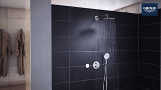 GROHE Rainshower 310 SmartConnect head shower installation [upl. by Otnas998]