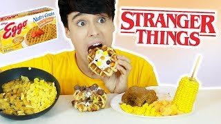 i only ate STRANGER THINGS FOODS for 24 hours [upl. by Ulric10]