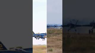 F18 Blue Angels Takeoff A Spectacular Show military usa shorts [upl. by Bunder]