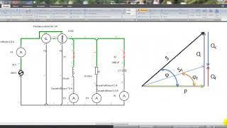 Simulation sur AUTOMATION STUDIO  Amélioration de facteur de puissance [upl. by Thapa508]