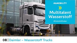 Wasserstoff für die ganz Großen  H2 MOBILITY im Gespräch mit Daimler Truck [upl. by Aracahs]