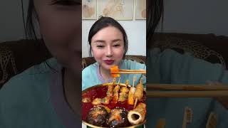 ASMR Chinese eating show mukbang no talking [upl. by Dori394]