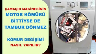 Çamaşır Makinesi Motor Kömürü  Motor Çalışmıyor [upl. by Aed]