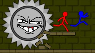 Stickman Animation The Ultimate Escape Challenge  Watergirl AND Fireboy [upl. by Nyraf]