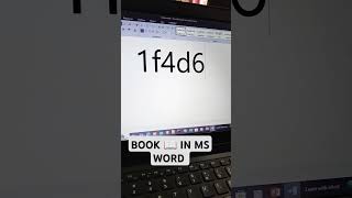 Book 📖📗  book symbol in ms word  book shortcut key books msword [upl. by Thaddus]