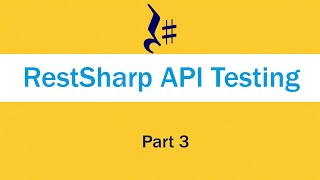 RestSharp REST API testing using C RestSharp and JsonNET  Part 3  Extent Report [upl. by Yesor]