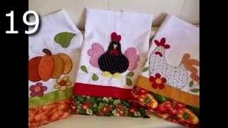 Toallas De Cocina Bordadas En Patchwork [upl. by Jeno]