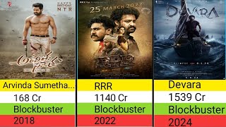 Jr NTR All movies list  Hit And Flop movies Jr NTR  Box office collections Devara movie [upl. by Levitt]