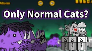 Can you beat all ITF Zombie Outbreaks with only Normal Cats  The Battle Cats [upl. by Htinnek202]