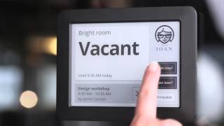 How to book a room with JOAN Meeting Room Booking System [upl. by Whitman453]