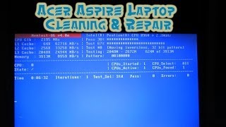 Acer V3 Laptop Diagnosis and Repair  A Helpful Video For Cleaning Up SpywareViruses [upl. by Etrem]