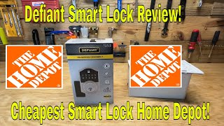 Defiant Touchpad Deadbolt Electronic Lock Review Cheapest Smart Lock For Your Home Best Smart Lock [upl. by Abernon]