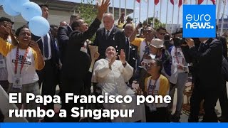 El Papa Francisco se dirige a Singapur tras su histórica visita a Timor Oriental [upl. by Julian]