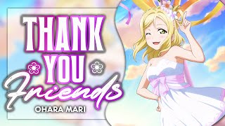 Thank you FRIENDS  Ohara Mari Solo ver KANROMENG Full Lyrics [upl. by Secunda]