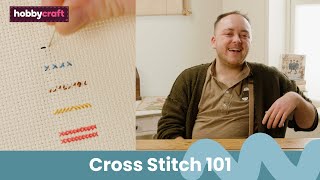 Cross Stitch for Beginners  Get Started in Cross Stitch  Hobbycraft [upl. by Enier]