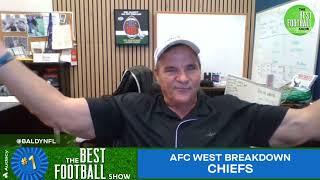 Brian Baldingers AFC West Breakdown Chiefs amp Raiders  The Best Football Show [upl. by Ahsoyek]