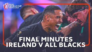 Thrilling 37phase final attack  Ireland v New Zealand  Rugby World Cup 2023 [upl. by Atirabrab]