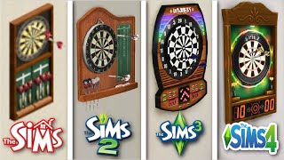 Sims 1 vs Sims 2 vs Sims 3 vs Sims 4  Dartboard [upl. by Atinus]