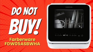 DONT BUY FARBERWARE FDW05ASBWHA BEFORE WATCHING THIS VIDEO 🚫🥴 [upl. by Dougy]