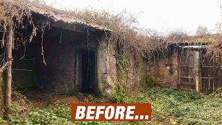 We bought Abandoned Stone House  Start to Finish 1 YEAR TIMELAPSE Full Renovation [upl. by Buckley]