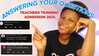 ADMISSIONS You askedI answered😊teacherstraining [upl. by Melisse]