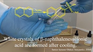 Sulfonation of naphthalene [upl. by Jessalin]