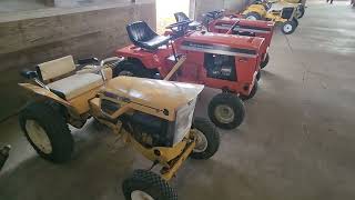 Peek at the Allis Chalmers garden tractors mowers and attachments  Orange Spectacular [upl. by Hunsinger]