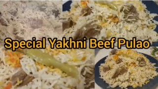 Spacial Beef Yakhni Pulao Recipe by Multi Food [upl. by Nezah]