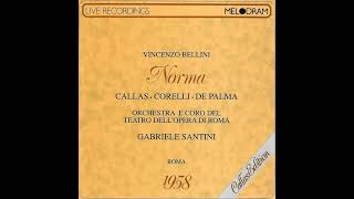 Maria Callas sings Casta Diva the cancelled performance of Norma Rome 1958 w final announcement [upl. by Enej]