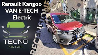 RENAULT KANGOO VAN ETECH Electric il furgoncino elettrico BEST BUY [upl. by Ailasor]