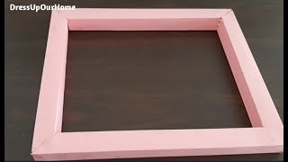 How to make paper frame  easy 3D paper frame [upl. by Ryon102]