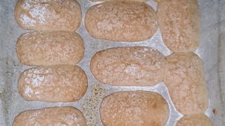 How to make Italian Savoiardi biscuitsladyfingures [upl. by Muire441]