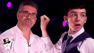 KID Magician Makes Host of Britains Got Talent Disappear [upl. by Chad219]