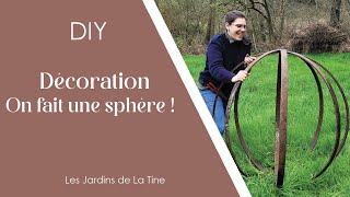 DIY Sculpture de jardin  Les jardins de La Tine [upl. by Arihs124]