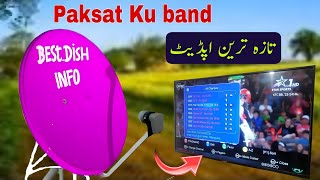 paksat 38e ku band latest channel list 2024  paksat 38e new update today [upl. by Analle]