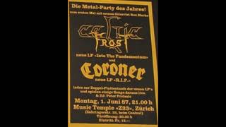 Coroner CH Live  Music Temple Z33 Zürich Switzerland June 1st 1987 New RipMaster [upl. by Caril]