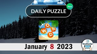 Wordscapes Daily Puzzle January 8 2023 Answer [upl. by Talie]