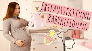 ERSTLINGSAUSSTATTUNG👶🏻 BABYKLEIDUNG FÜR DIE ERSTEN WOCHENMONATE💗 [upl. by Pentheas]