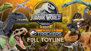 Jurassic World Dino Trackers ENTIRE Toyline Review  Scan Codes [upl. by Oigolue]