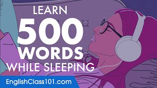 English Conversation Learn while you Sleep with 500 words [upl. by Schalles]