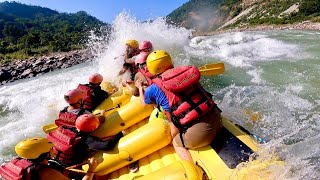 River rafting  adventure  Roller coaster rapid 🌊 [upl. by Eseela]