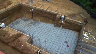 How to build your own swimming pool All process step by step in only 30 minutes [upl. by Schoenfelder542]