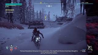 Horizon Zero Dawn Frozen Wilds Find An Entrance Waterlogged Quest [upl. by Leuqer]