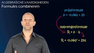 Formules combineren havo wiskunde A  WiskundeAcademie [upl. by Helmut]