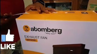 AtombergEXHAUST FAN unboxingfan [upl. by Norval916]