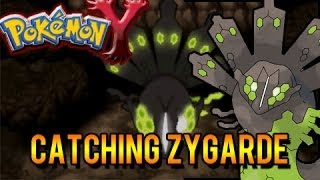 Pokemon X amp Y Catching Zygarde [upl. by Ahtera469]